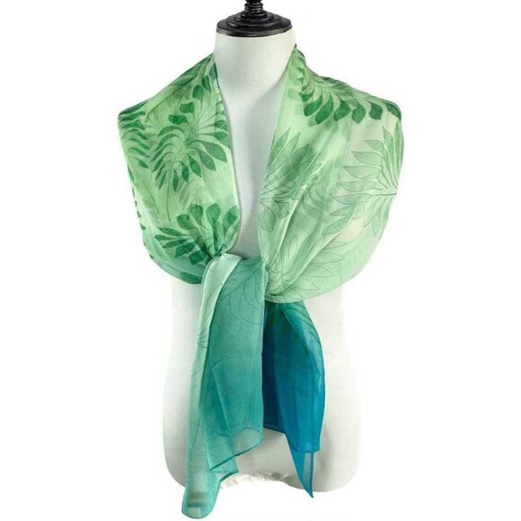 Women's B01 Lightweight Floral Print Scarves, Shawl Wraps & Fashion - Picture 4 of 4